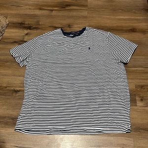 Polo Ralph Lauren Blue and White Striped T-Shirt